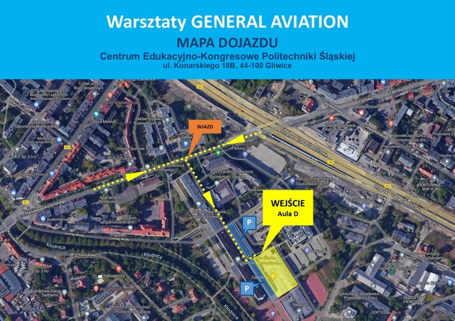 Mapa Dojazdu Warsztaty GA 14 15.09.2022